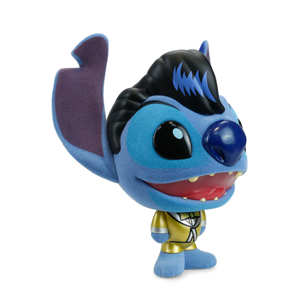 Disney Stitch - Gold Suit Elvis Bhunny 4" Flocked Vinyl Figure - Image 2