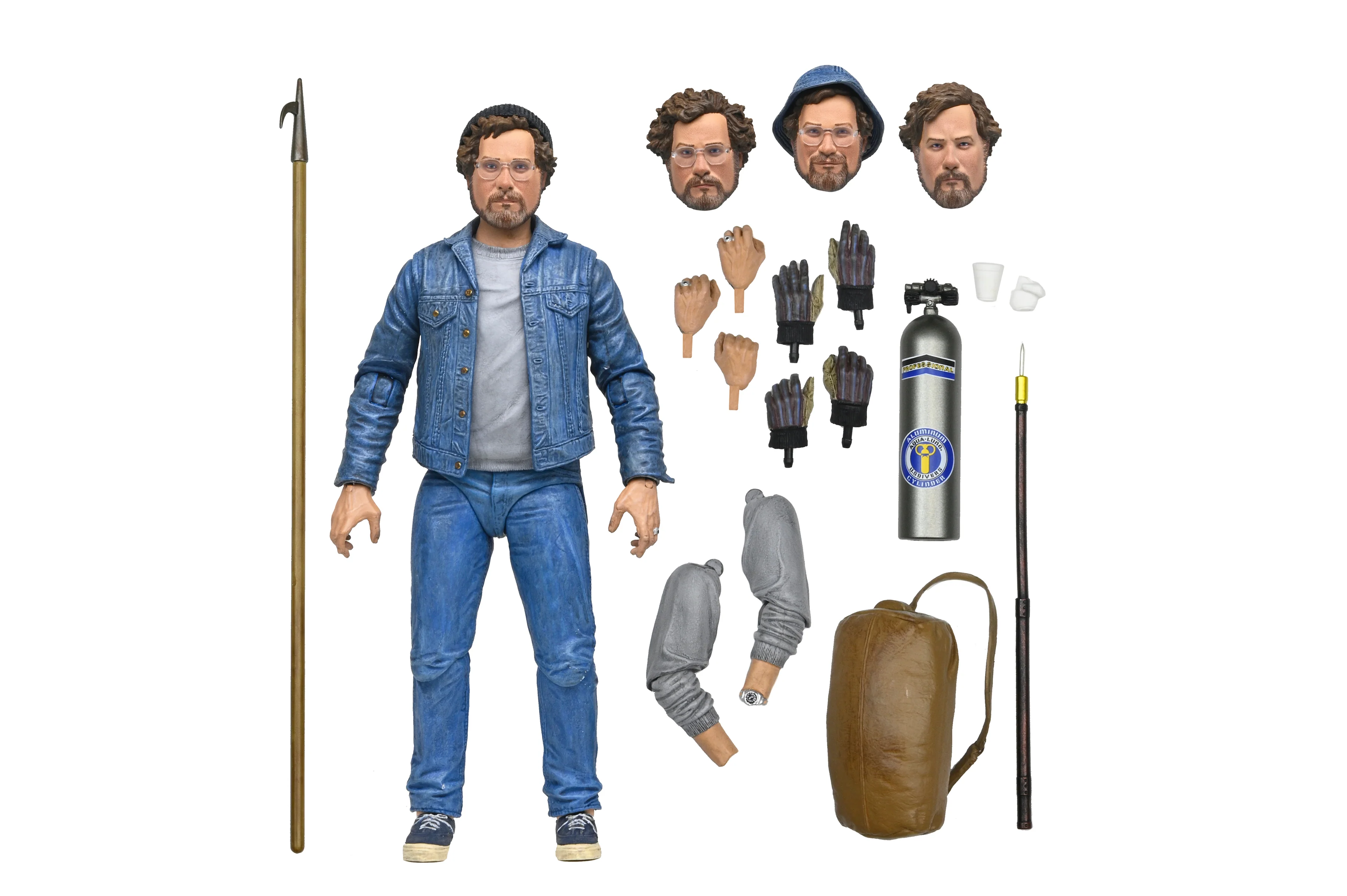 Jaws - 50th Anniversary Ultimate Matt Hooper (Amity Arrival) and Sam Quint 7” Scale Action Figure Bundle - Image 14