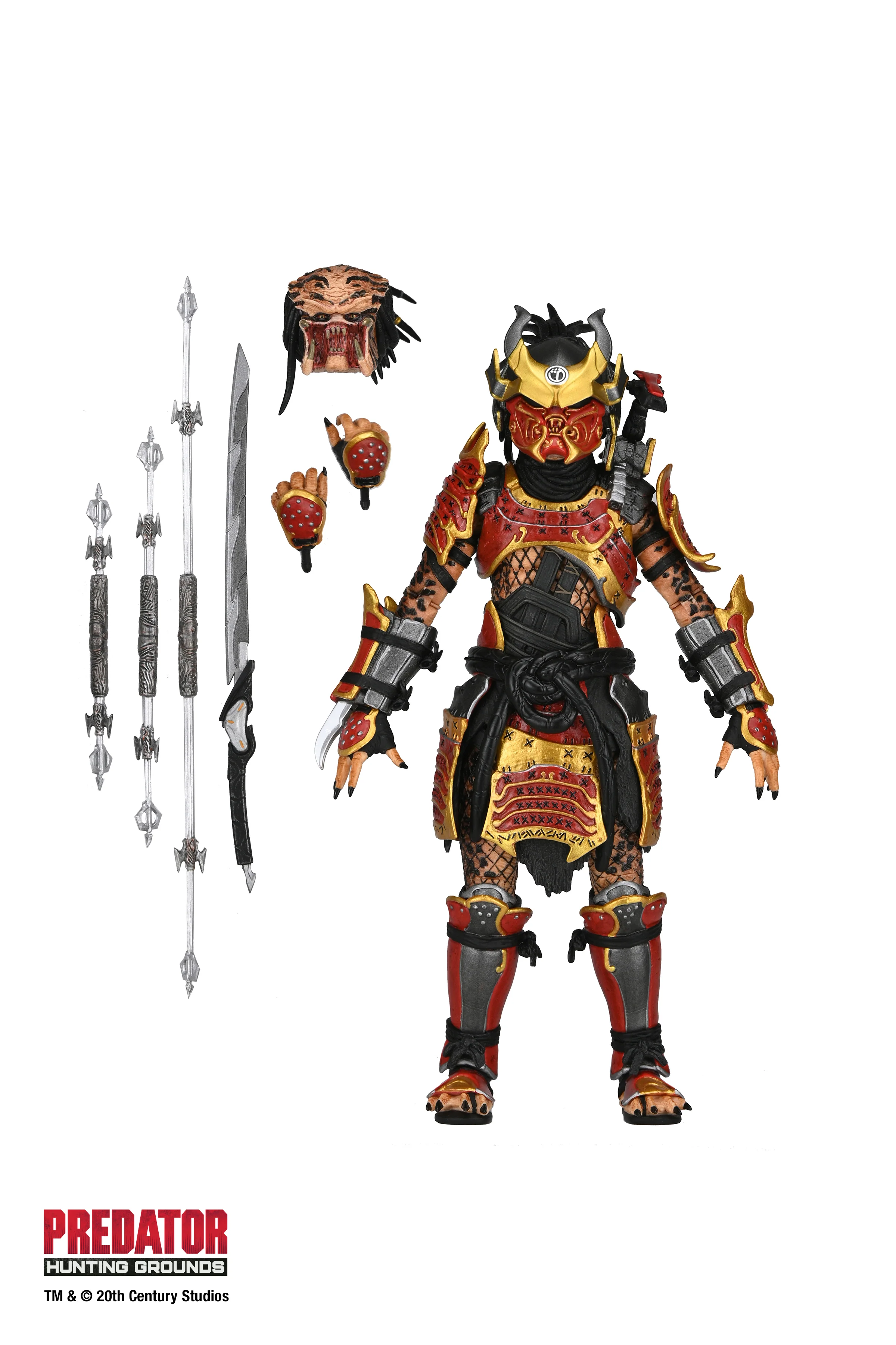 Predator: Hunting Grounds - Ultimate Samurai Predator 7” Scale Action Figure - Image 13