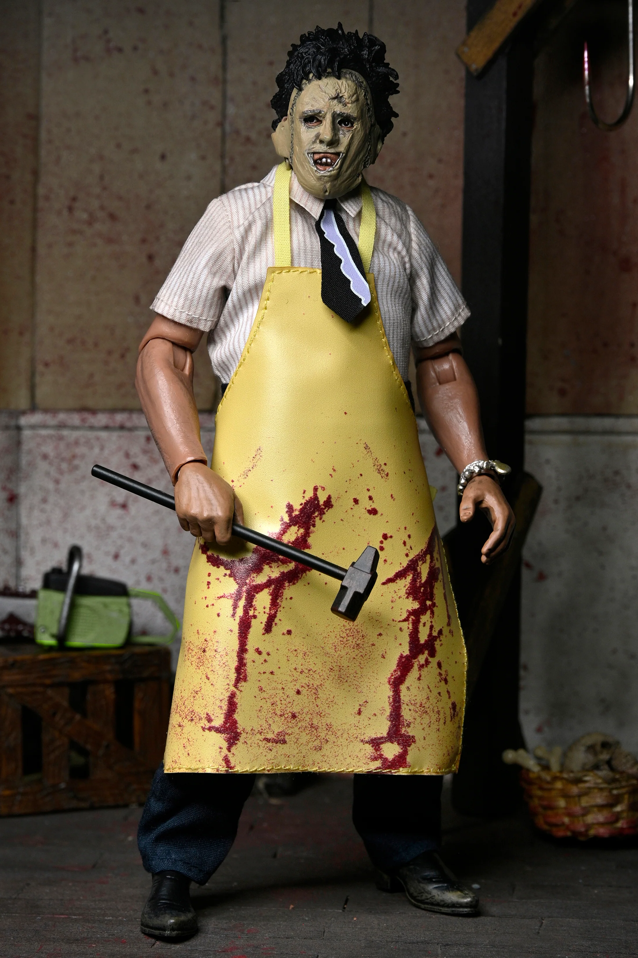 Texas Chainsaw Massacre - Leatherface 8" Clothed Action Figure in Window Box Packaging