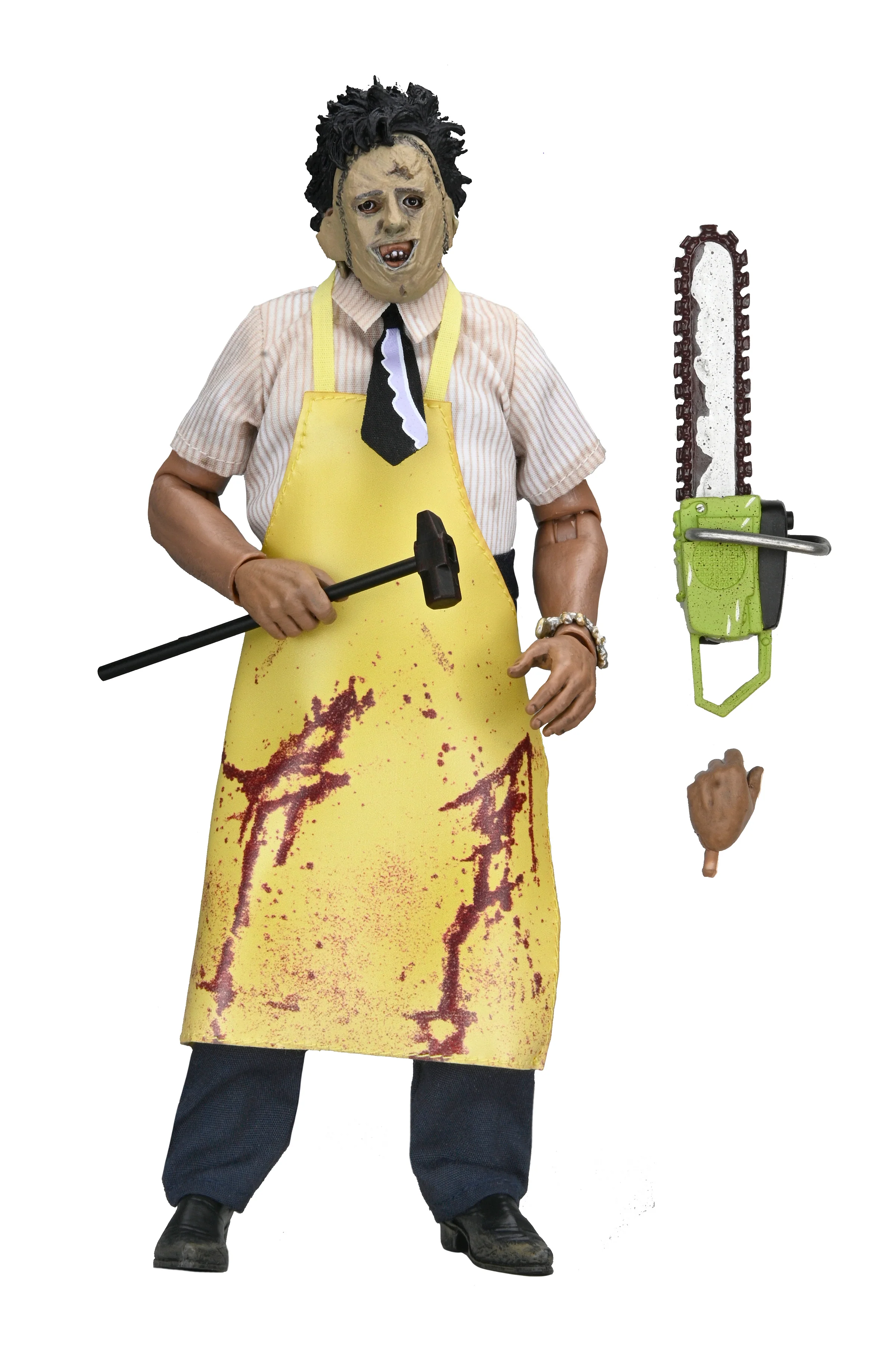 Texas Chainsaw Massacre - Leatherface 8" Clothed Action Figure in Window Box Packaging - Image 7