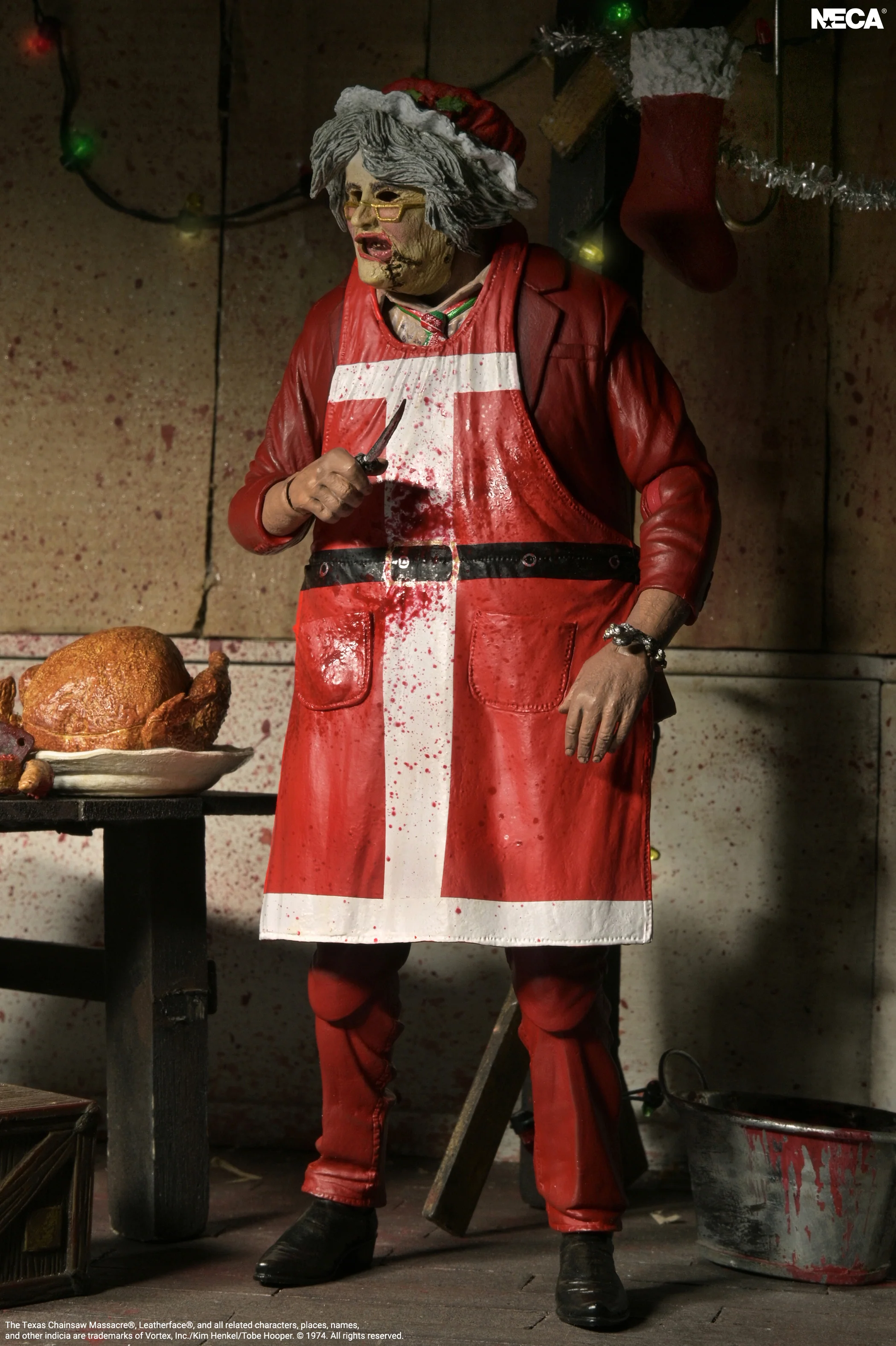 Texas Chainsaw Massacre - Ultimate Santa Leatherface 7" Scale Action Figure (PRE-ORDER) - Image 4