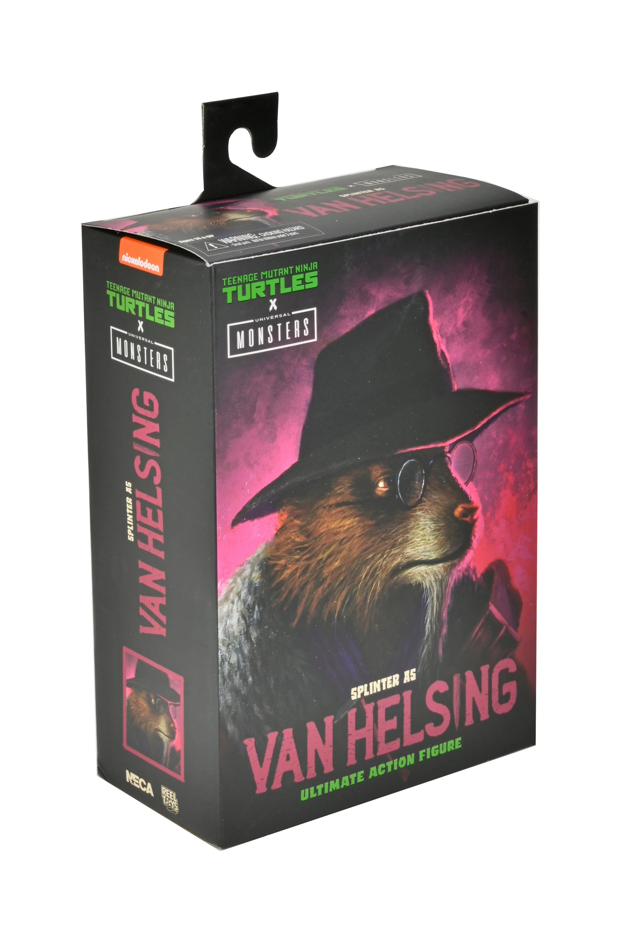 Universal Monsters x Teenage Mutant Ninja Turtles - 7ā Scale Action Figure - Splinter as Van Helsing - Image 14