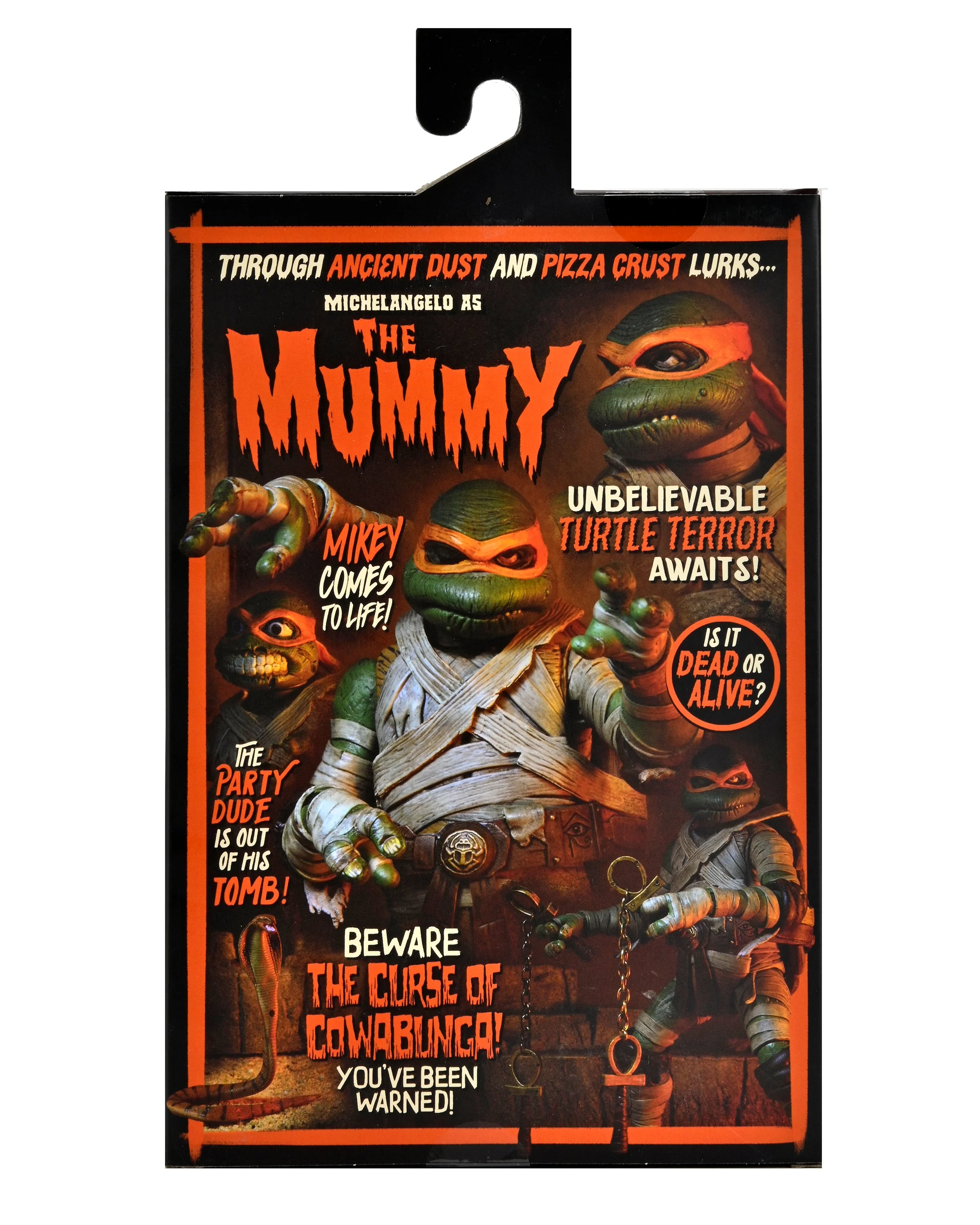 Universal Monsters x Teenage Mutant Ninja Turtles - Michelangelo as The Mummy 7â Scale Action Figure - Image 9